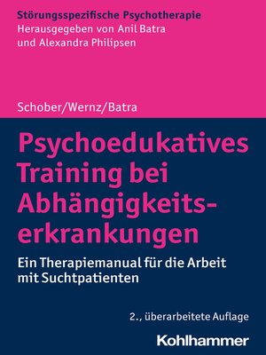 cover image of Psychoedukatives Training bei Abhängigkeitserkrankungen